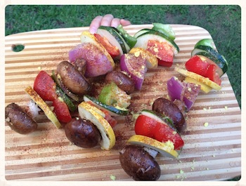 veggie kabobs