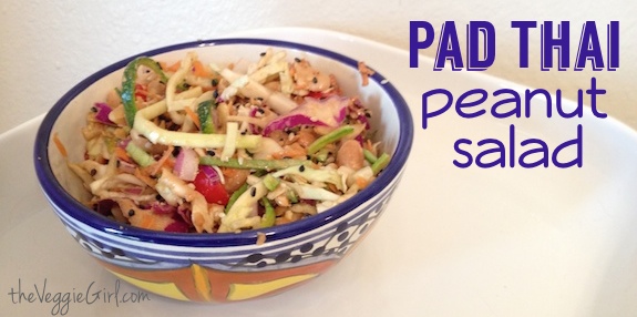 pad thai peanut salad