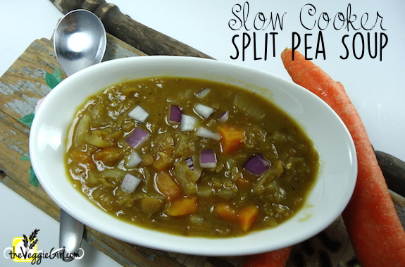 Vegan Split Pea Soup | theVeggieGirl.com