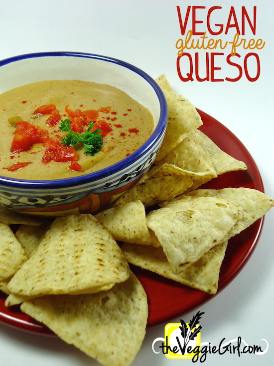 Vegan Gluten-free Queso | theVeggieGirl.com